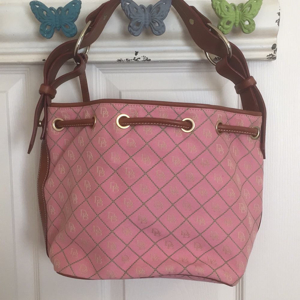 Dooney and Bourke Drawstring Bucket Purse - Picture 6 of 13
